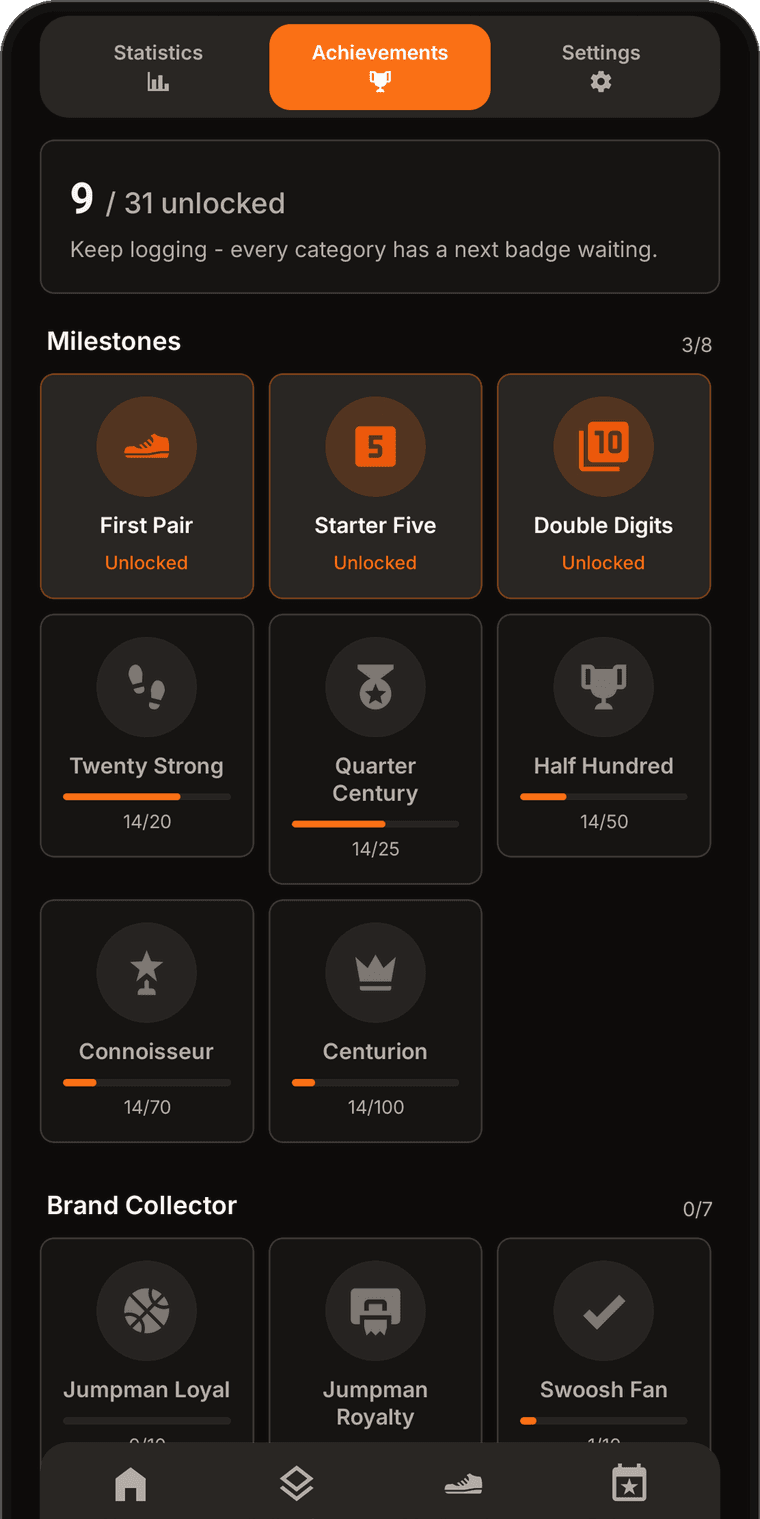 SneakersBook app screen: Earn