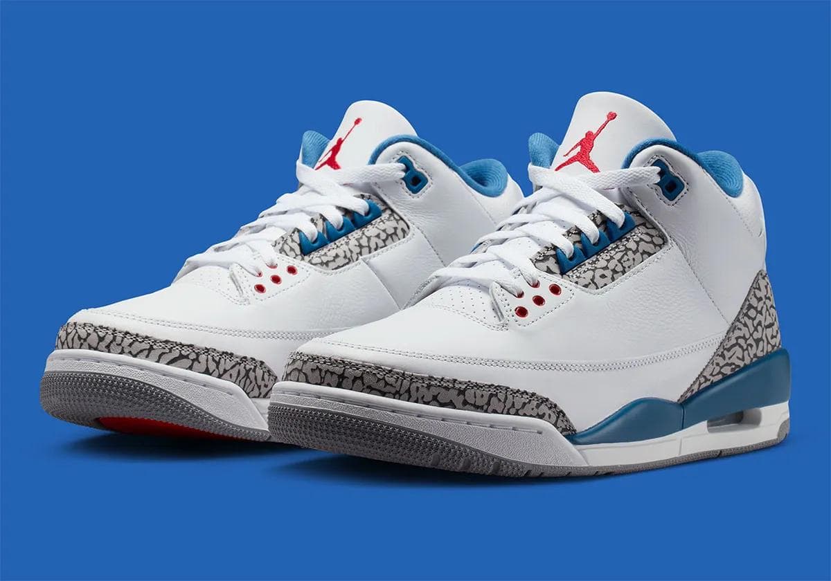Air Jordan 3 OG 'True Blue': July 18, 2026